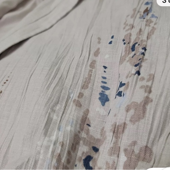 Coldwater Creek Womens Open Front Linen Blazer - Picture 6 of 6